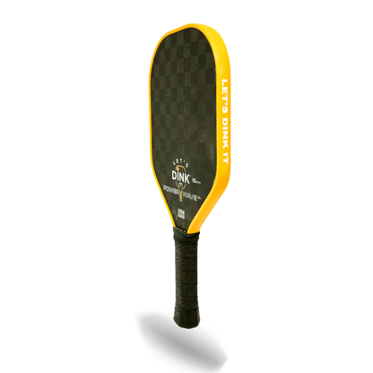 Let's Dink It Pickleball Paddle 18K Carbon Fiber Face, 16mm, USAPA Approved