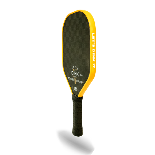 Let's Dink It Pickleball Paddle 18K Carbon Fiber Face, 16mm, USAPA Approved