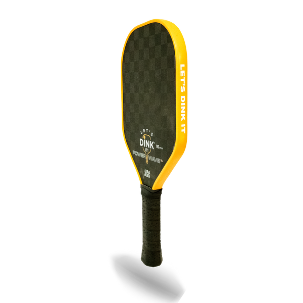 Let's Dink It Pickleball Paddle 18K Carbon Fiber Face, 16mm, USAPA Approved