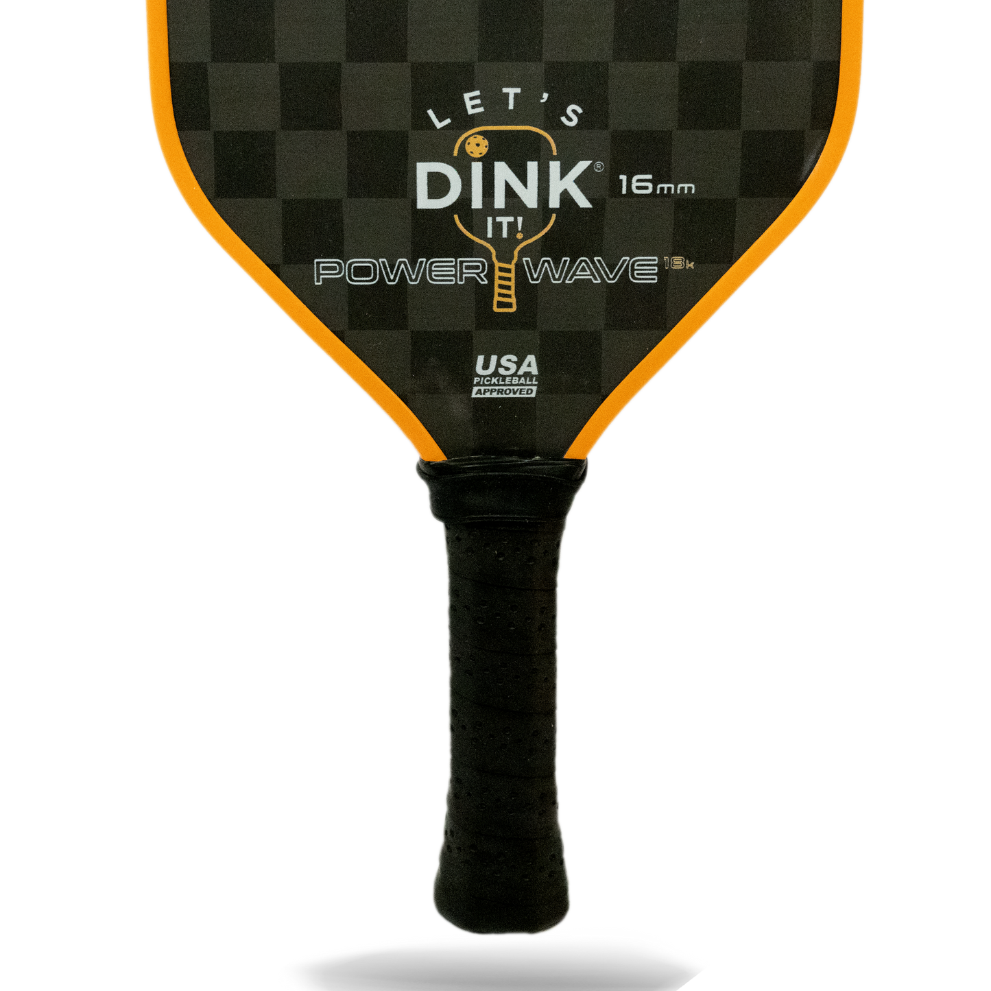 Let's Dink It Pickleball Paddle 18K Carbon Fiber Face, 16mm, USAPA Approved