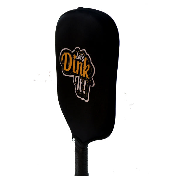 Figureology Let's Dink It Pickleball Paddle Cover – Protect Your Paddle in Style | PickleballPaddle.in