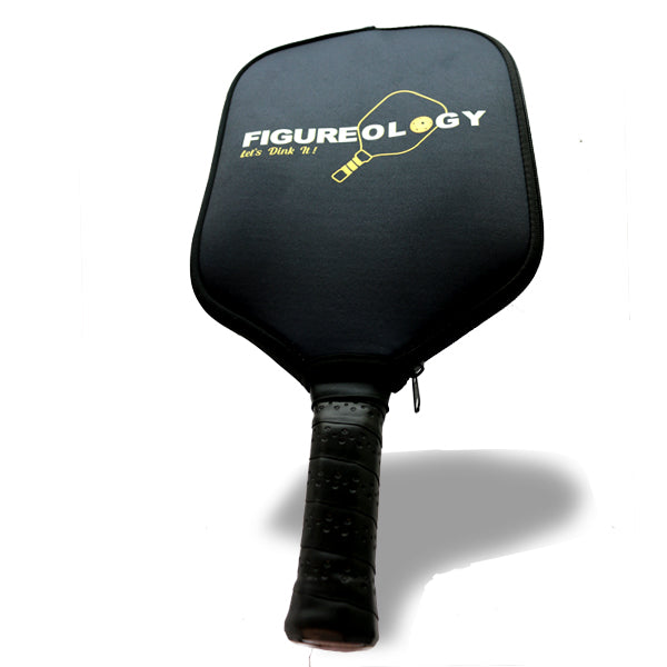 Figureology Let's Dink It Pickleball Paddle Cover – Protect Your Paddle in Style | PickleballPaddle.in