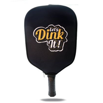 Figureology Let's Dink It Pickleball Paddle Cover – Protect Your Paddle in Style | PickleballPaddle.in