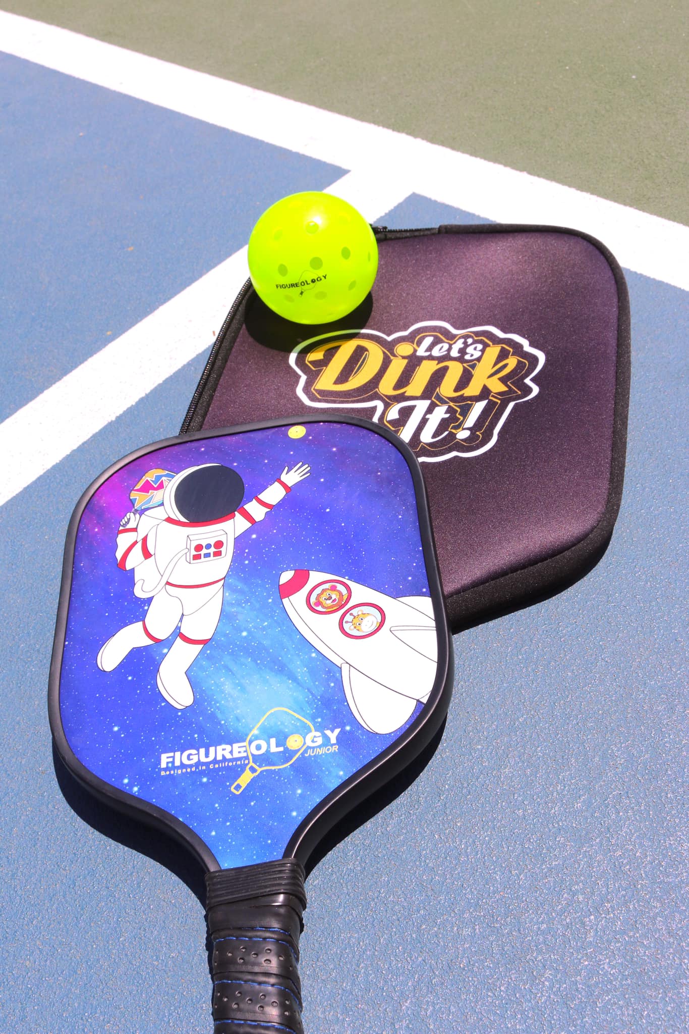 KIDS Astronaut Youth Pickleball Paddle – Reach for the Stars and Shine on the Court!