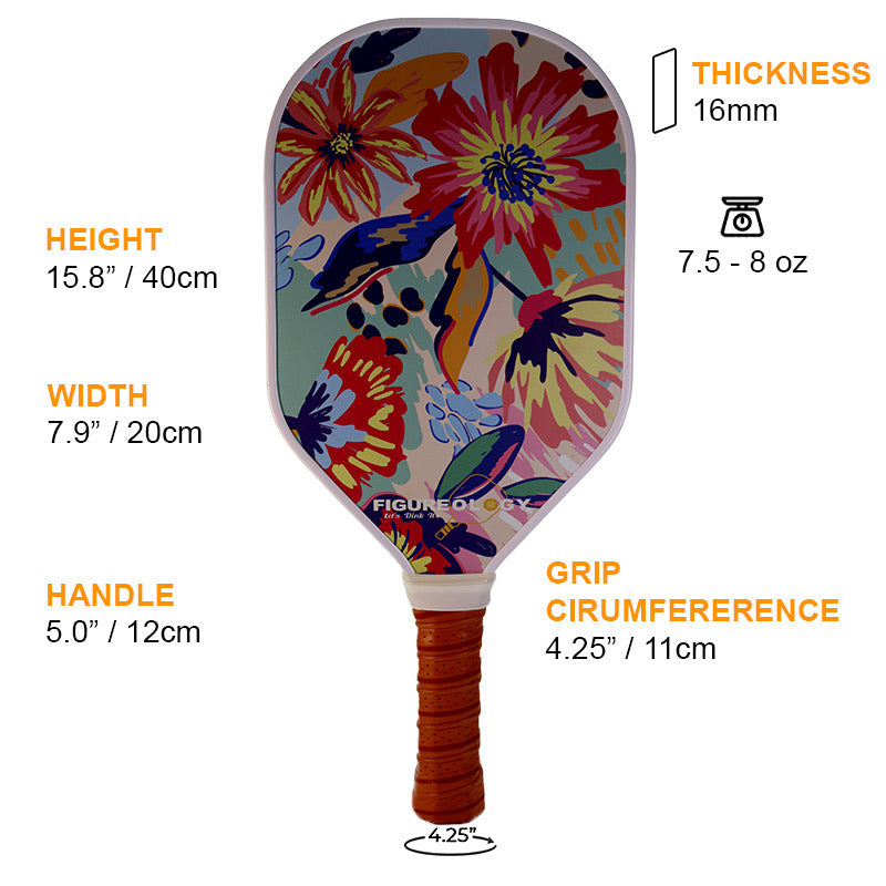 Figureology Carbon Fiber Blossom Graphite Paddle – Blossom Into the Best Player You Can Be!