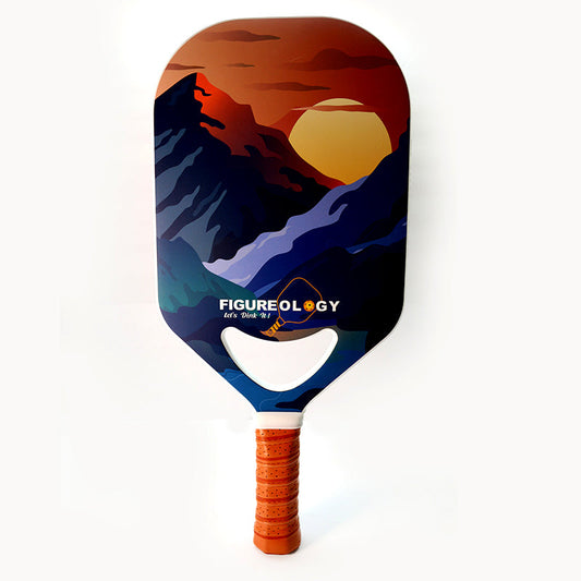 Open Throat Rising Sun Figureology Pickleball Paddle 13mm – Precision & Power | PickleballPaddle.in