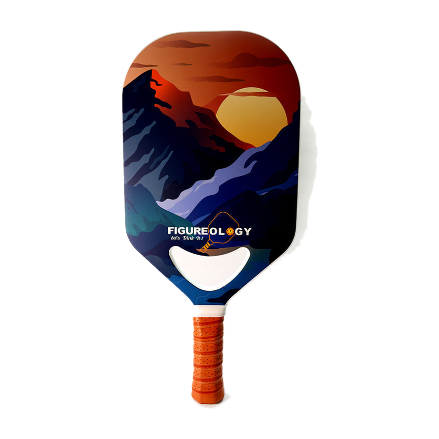 Open Throat Rising Sun Figureology Pickleball Paddle 13mm – Precision & Power | PickleballPaddle.in